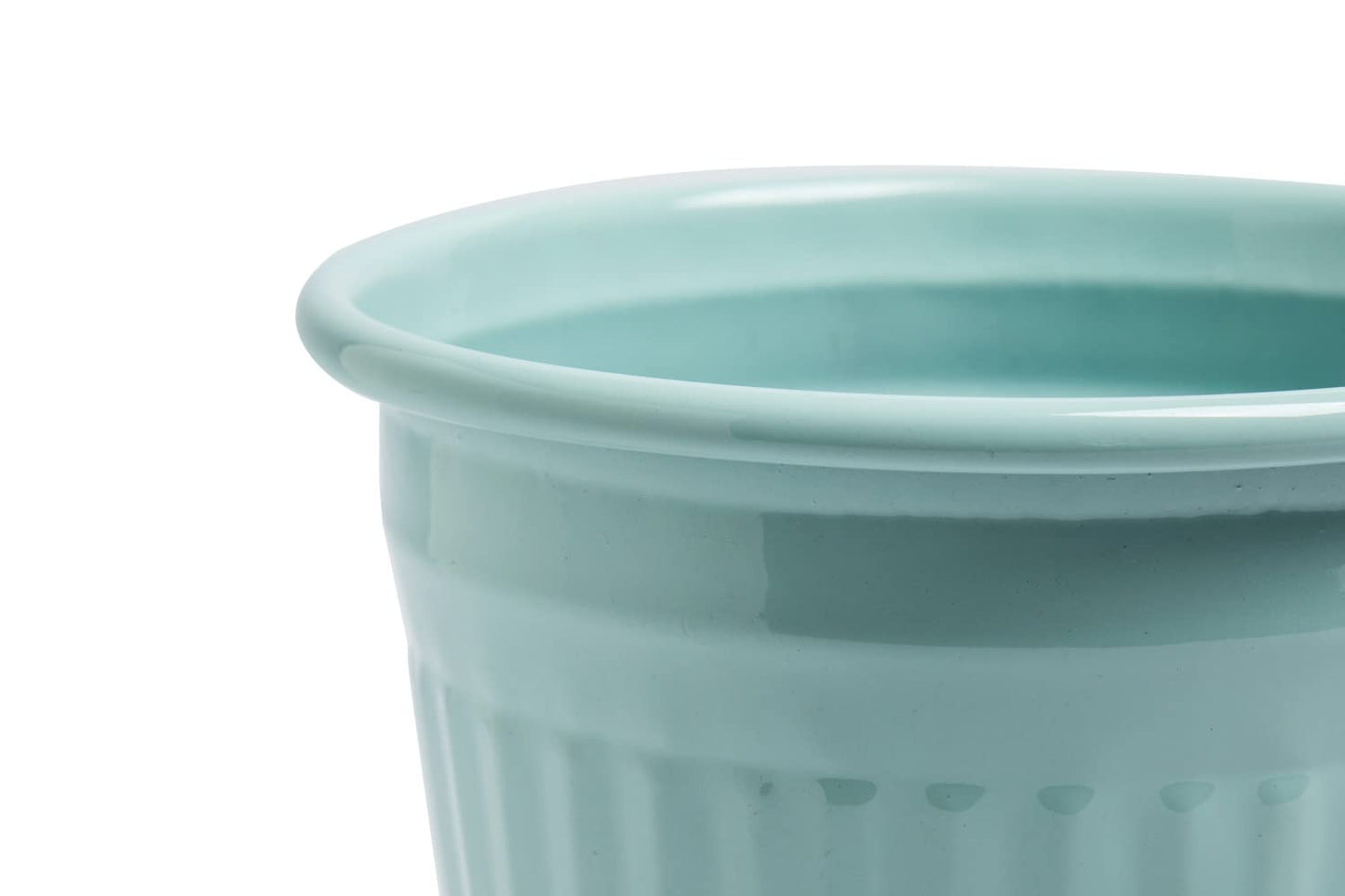 Dipamkar 6 PCs Ø13.5 CM Metal Hanging Plant Pots Over Fence Hanging Planters for Indoor and Outdoor Use