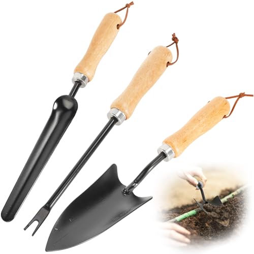 3-Piece Stainless Steel Bulb Trowel & Garden Tool Set
