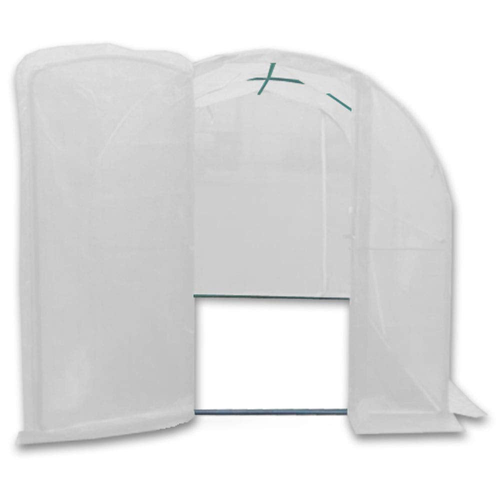 4m x 2m Polytunnel"Strongest In It's Class" a fully Galvanised Structure with more Diagonal & Roof Bracing than all others. Metal Hinged Door | Multi-Window