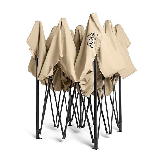 All Seasons Gazebos 3x3m Heavy Duty Fully Waterproof Pop up Gazebo With Accessory Pack - Beige