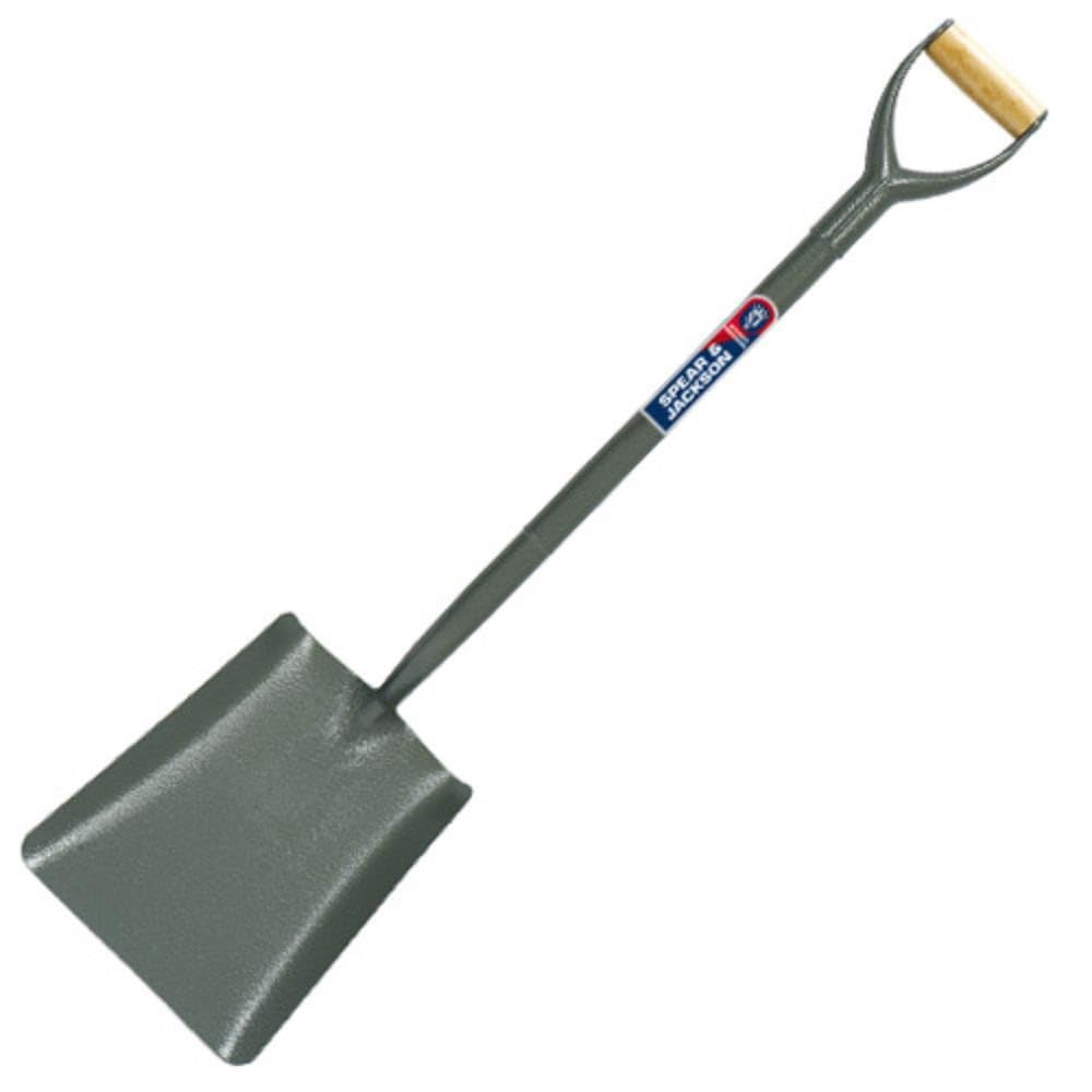 Spear & Jackson 2002AR Square Mouth No.2 Tubular Steel Shovel