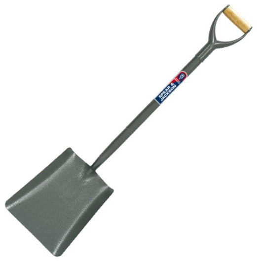 Spear & Jackson 2002AR Square Mouth No.2 Tubular Steel Shovel