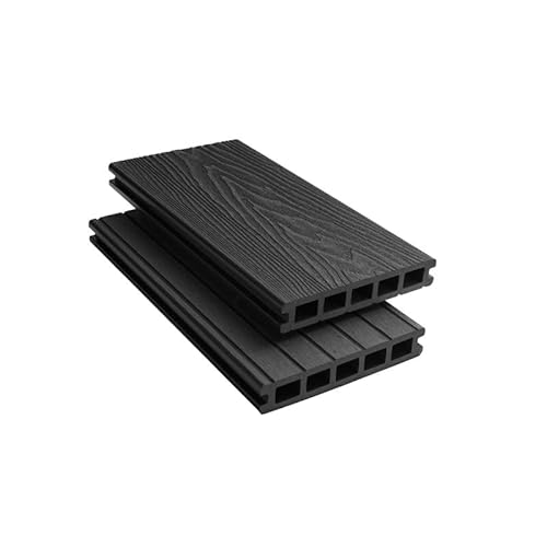 Tuda 3.6m Black Composite Decking Board WPC