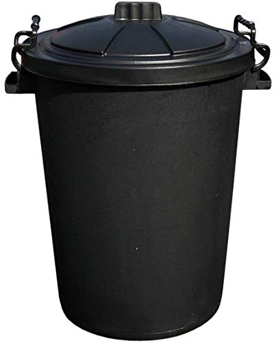 OptiProducts 50L Heavy Duty Plastic Bin with Locking Lid