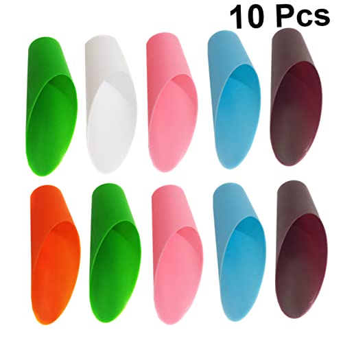 POPETPOP Garden Remover 10pcs Small Garden Soil Scoop for Mulch Seed Planting Random Color