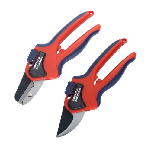 Spear & Jackson 6070TP Razorsharp Bypass & Anvil Pruning Shear Set