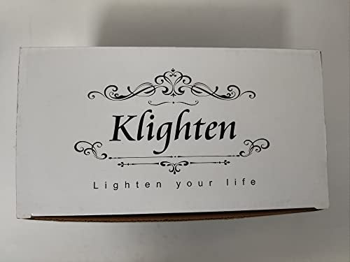 Klighten 24W LED Wall Light Outdoor Indoor Waterproof IP65 Adjustable Lamp Modern Outdoor Light Aluminum Wall Lighting for Entrance Stairs Garden Hallway, Black, Warm White 2700K-3000K