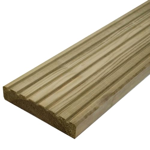 Arbor Deck Pressure Treated Deck Board 125mm x 2.4m