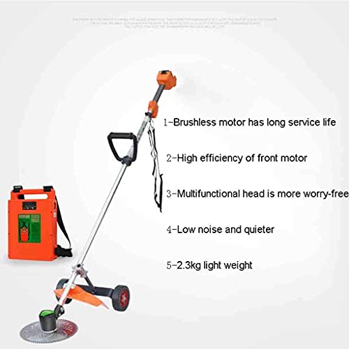 Lawn Mower 12 Ah Battery and Charger Rechargeable Lawn Mower 48V Cordless Lawn Mower