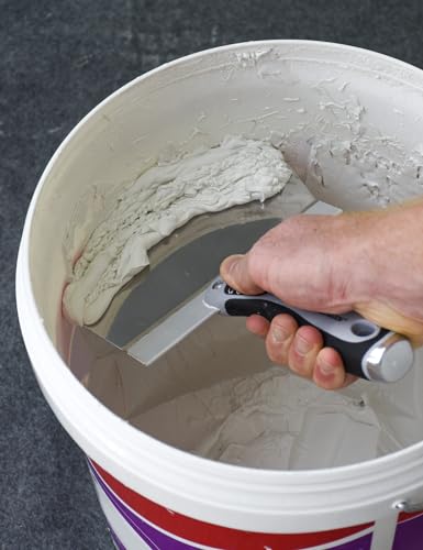 ROLLINGDOG Bucket Scoop - 6.5 inch Bucket Trowel for Drywall,Plaster,Stainless Steel Plaster Scoop,Idea for Clean Paint,Mortar,Putty,Plaster