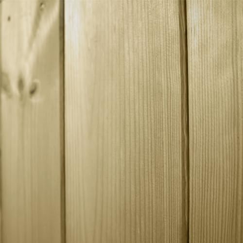 Premier Garden Supplies Urban Fence Panel with Trellis Top Options & Smooth Tongue & Groove Centre [Width: 6ft (183cm|1830mm) x Height: 4ft (120cm|1200mm)] with Premier Square Trellis Top