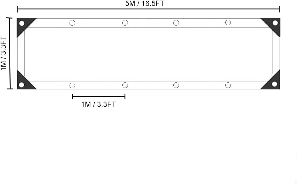 BeGrit Balcony Privacy Screen Patio Privacy Protective Screens Fence Sunshade 5M X 1M 90% UV Block Privacy Fence Cover Garden Privacy Screen for Backyard Deck Railing Pools(Green)