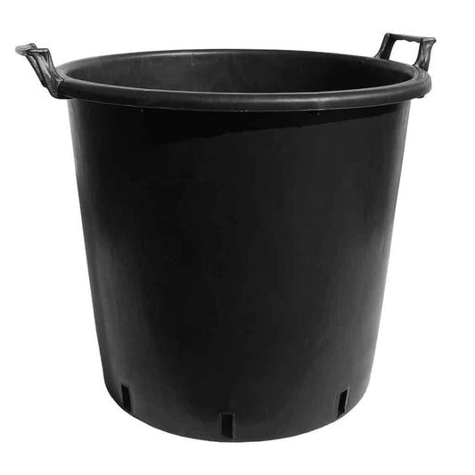Elixir Gardens Large Recycled Plastic Plant Pot/Tree & Shrub Pots with Handles | 30, 35, 50, 75, 80, 95, 110 & 130 L Plastic Planter Pots in 1-10 Quantities | 45/50 Litre x 1