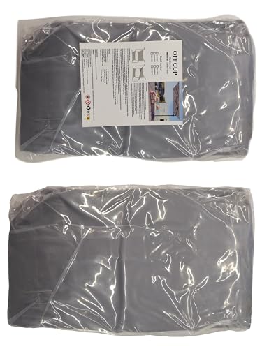 OFFCUP Sun Shade Sail, 2m x 3m Rectangle Awning Canopy, 160gsm Waterproof Shade Sail Garden Sun Sail Patio Canopy 95% UV Block with Free Rope, for Outdoors, Garden, Patio, Yard, Party (Grey)