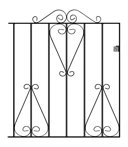 Classic Metal Scroll Garden Gate 914mm High