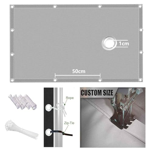 Sun Shade Sail 2x3M Rectangle Waterproof 95% UV Block Garden Sunscreen Awning Canopy with Rope Breathable Square Patio Sail Pergola for Outdoor Garden Patio Yard Lawn