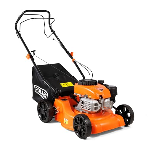 POLLOR 132cc Self-Propelled Petrol Lawn Mower 40cm