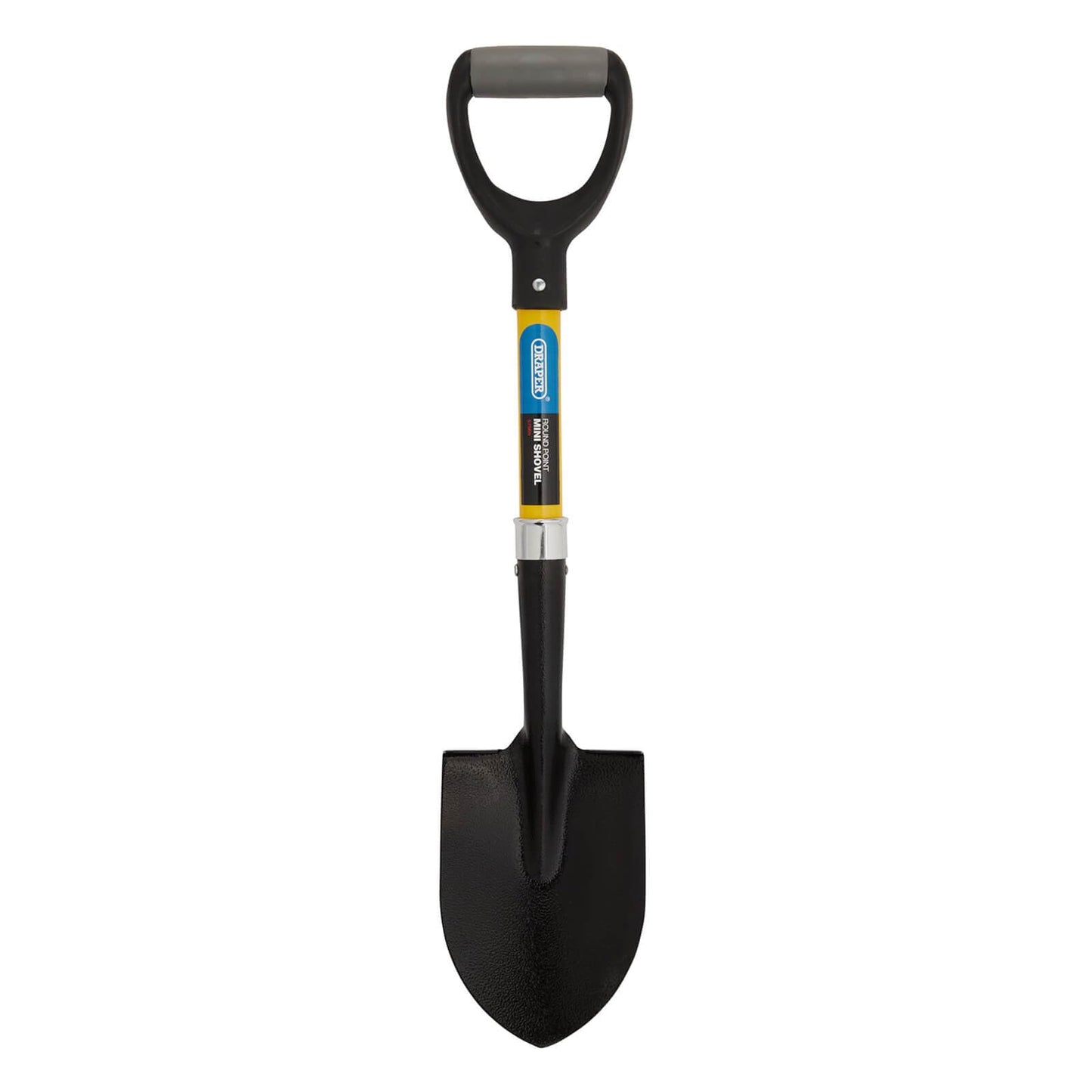 Draper 57569 Mini Round Point Shovel with Fibreglass Shaft, Blue