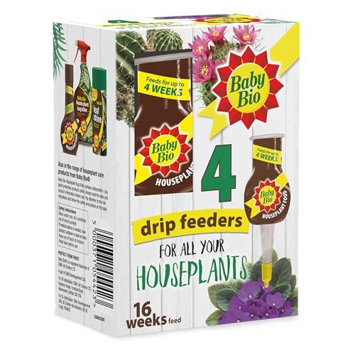 Baby Bio Houseplant Drip Feeders 4 x 40ml