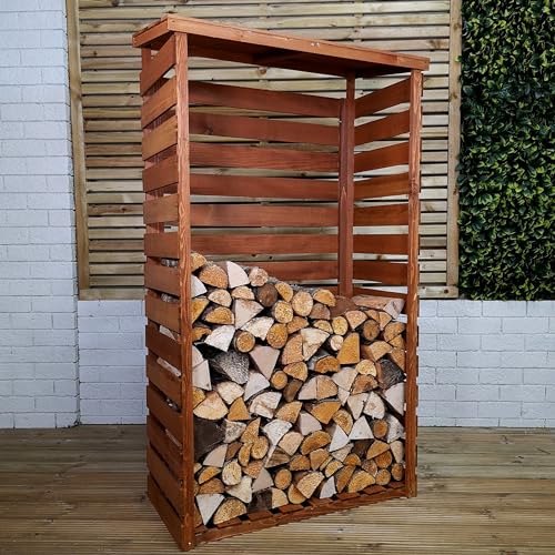 Samuel ALEXANDER 157cm x 88cm Large Wooden Outdoor Garden Patio Log Store Shed
