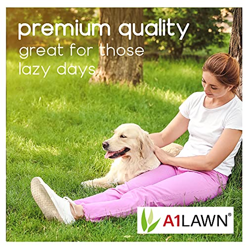 A1 Lawn Luxury Hard Wearing Grass Seed, 5kg (140m2) - Premium Quality Lawn Seed, Fast Growing, Child & Pet Friendly, Ideal for New Lawns & Overseeding - UK Harvested DEFRA Approved (AMPRO8)