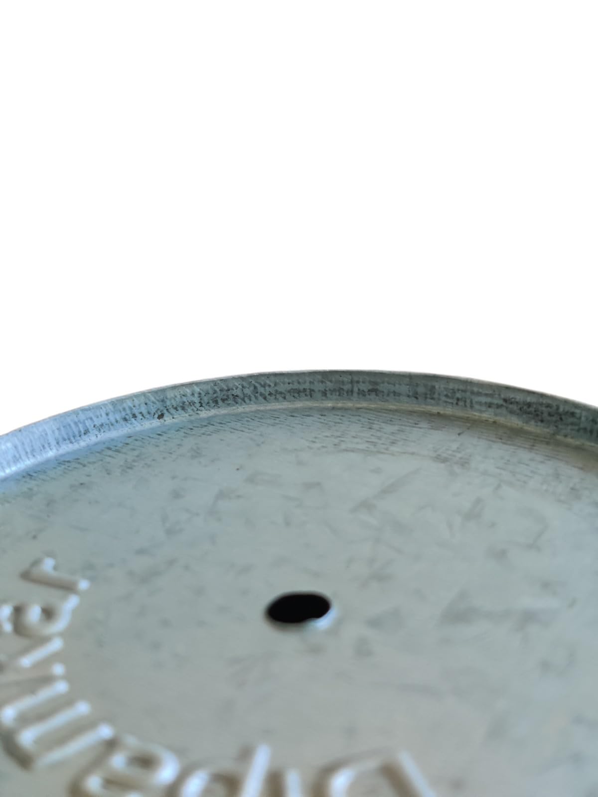 Dipamkar Set of 3 Galvanized Windowsill Herb Pots Metal Herb Planters Wth Saucer for Kitchen Window Indoor and Outdoor Use