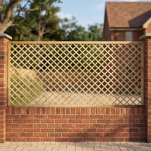 Diamond Alderley Trellis Panel 6ft x 3ft Fence Topper