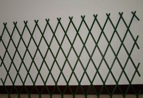3 x Green Expanding Plastic Garden Trellis 180 X 40cm 1.8m PVC