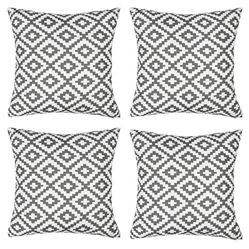 Brentfords Waterproof Outdoor Cushion Covers Set of 4