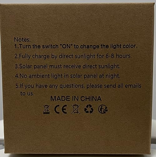 Siedinlar Solar Deck Lights Outdoor Solar Powered Decking Lights Waterproof Solar Ground Lights Solar Lights Outdoor Garden for Pathway Driveway Step Dock 4 Pack (Warm White/RGB Changing)