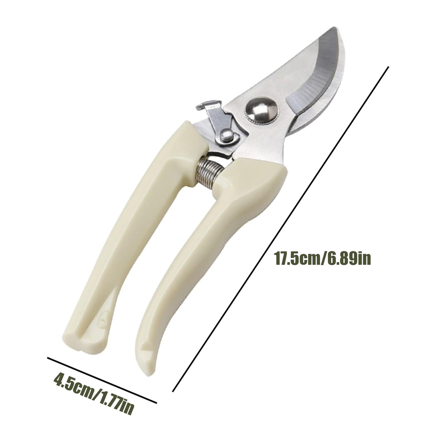 Garden Secateurs Pruning Shears Garden Scissors with Safety Locking Device Hand Pruners Tree Trimmer for Trimming Plants Fruits Picking Hedges and Flowers