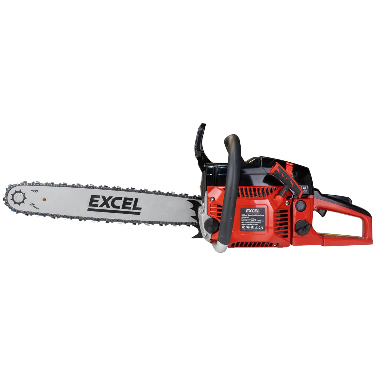 Excel 62cc Petrol Chainsaw 20" Heavy Duty Wood Saw - 20 inch Petrol Chainsaw, Heavy Duty Chainsaw, Chain Saw, Petrol Gardening Tool, Gardening Tools