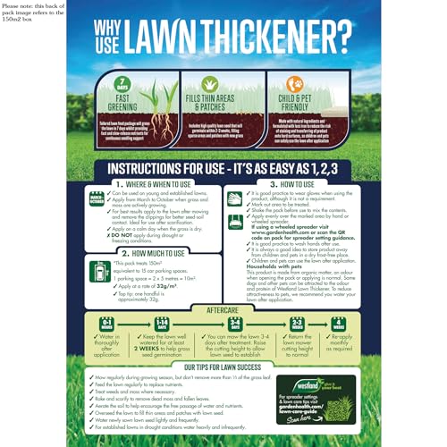 Westland Lawn Thickener 150m2 Box, Brown