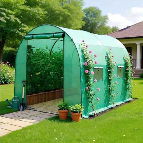BIRCHTREE 2.5m x 2m Polytunnel Greenhouse