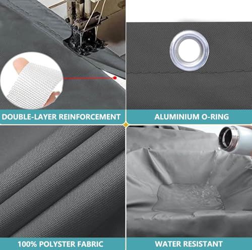 Sun Shade Sail 2x3M Rectangle Waterproof 95% UV Block Garden Sunscreen Awning Canopy with Rope Breathable Square Patio Sail Pergola for Outdoor Garden Patio Yard Lawn