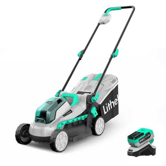 Litheli Cordless Lawn Mower 13" – 20V 4.0Ah Brushless Motor