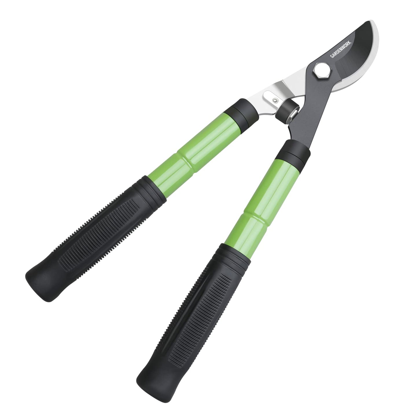 GARDENWORK Telescopic Bypass Loppers 43-58cm,Non-Stick Coating,SK5 Sharp Blade,Cutting Diameter: 3 cm,Garden Tree Loppers for Pruning Fresh Branches
