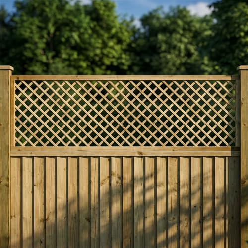 Diamond Elite Alderley Wooden Trellis Panel 6ft x 2ft
