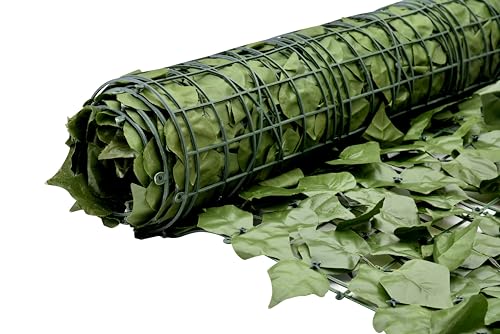 Best Artificial English Ivy Leaf Screening Roll 3m x 1m Privacy Hedging Wall Landscaping Garden Fence **UV Fade Protected** (1)