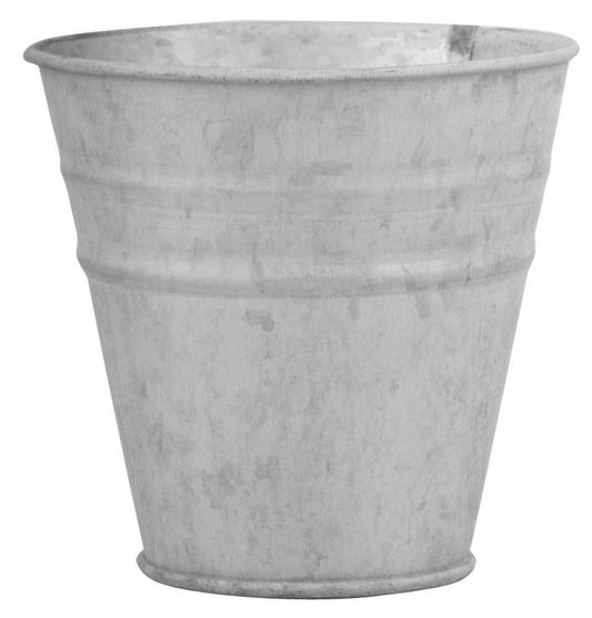 Fallen Fruits 12 cm Old Zinc Flowerpot, OZ50, Grey