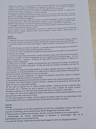 40W Aquarium Submersible Pump 3000 L/H - Ultra-Quiet with Filter and 3 Nozzles 19mm/22mm/25mm, Max Delivery Head 2.8m for Pond Fountain Aquarium Rock Garden