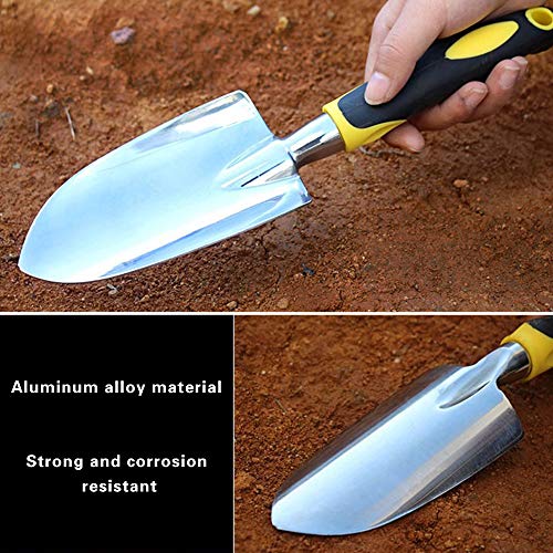 Cuayaes Garden Trowel Hand Shovel, Garden Hand Tools Aluminum Alloy Small Shovel for Planting Weeding Transplanting Moving, Gardening Gifts for Women Men