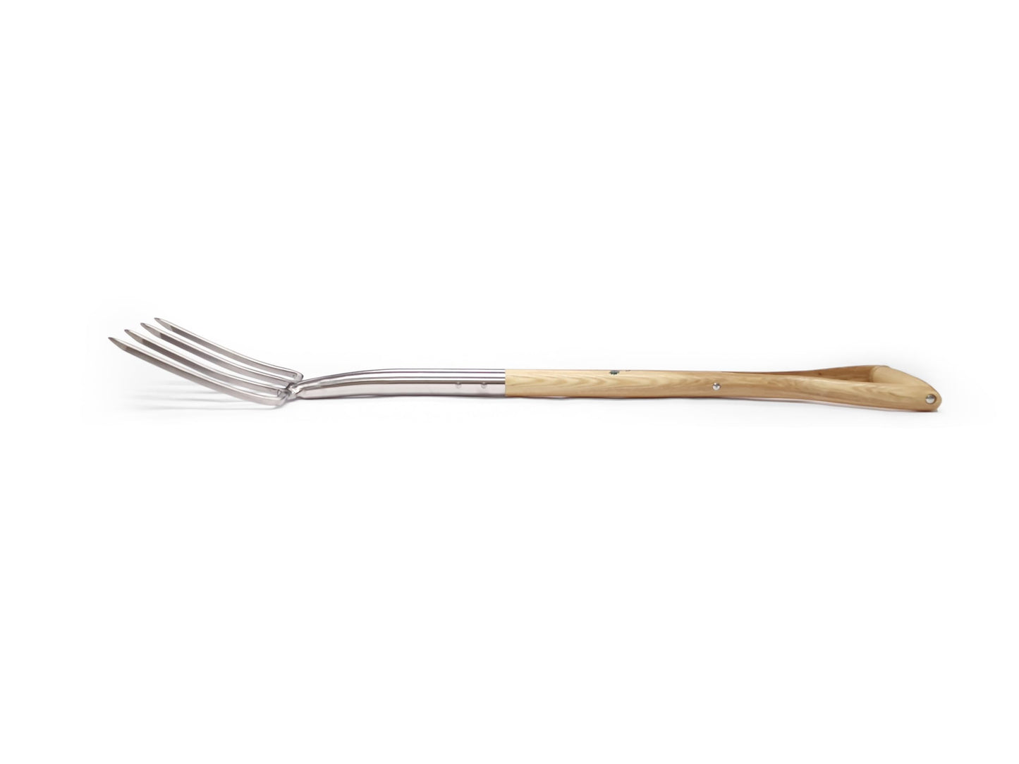 Greenman Light Weight Digging Fork Narrow Stainless Steel Ash Handled 20 Year Warranty 90cm x 14.5cm