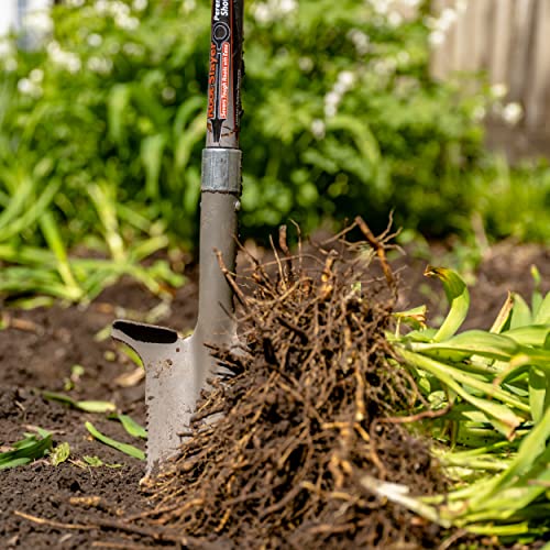 Radius Garden 23311, Root Slayer Perennial Shovel, Red