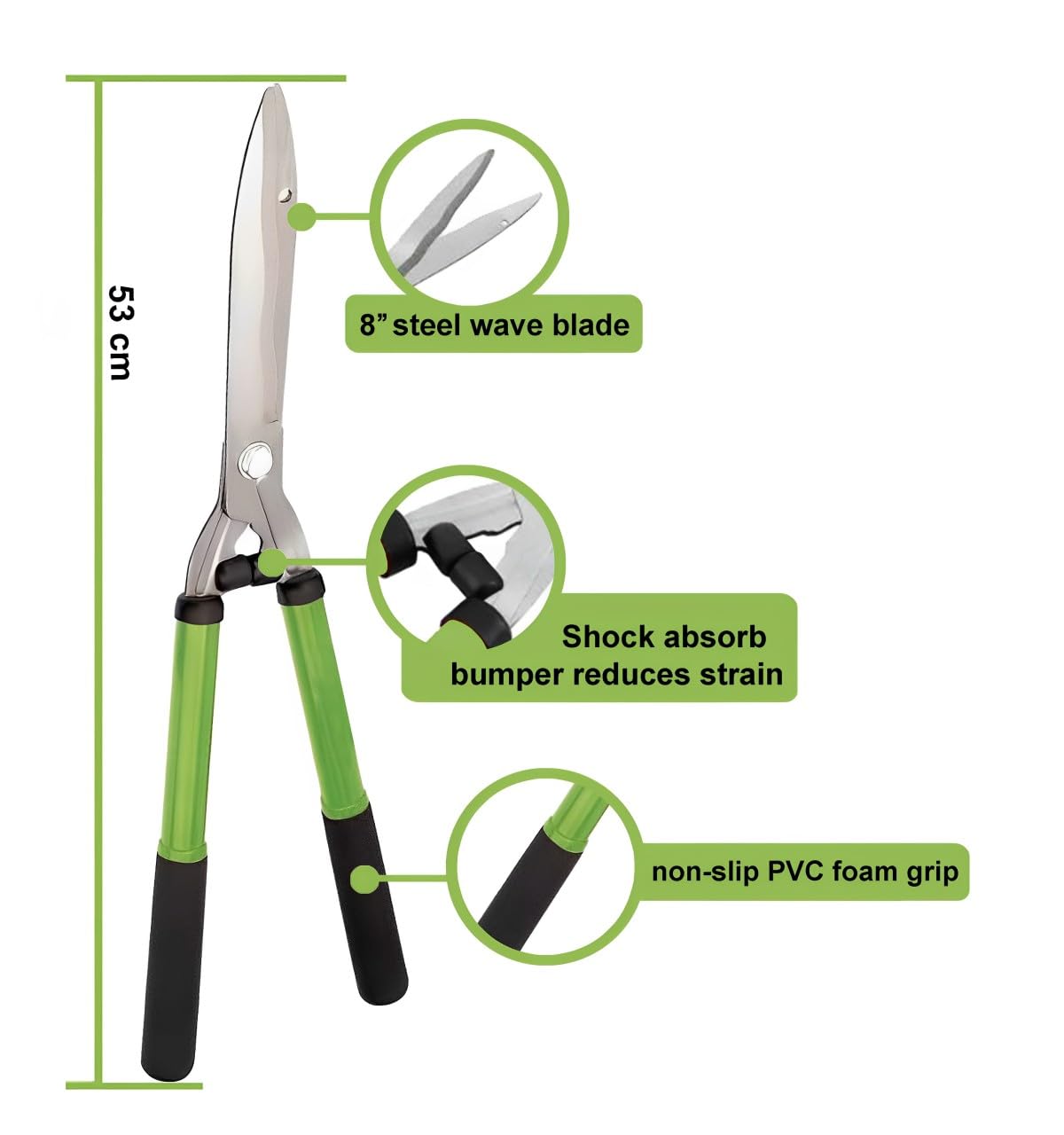 3pc Shear Set Tree Loppers Heavy Duty Professional Hedge Clippers Sharp Pruning Shears Tree Planter Tree Cutting Tool Shears Lopper Set Sharp Pruning Shears Tree & Shrub Care Kit