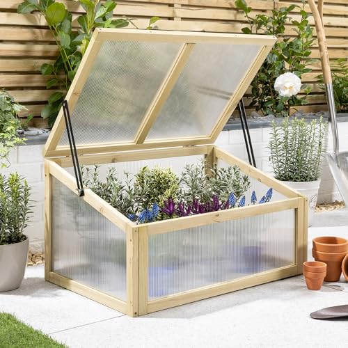 Christow Raised Bed Cold Frame Greenhouse