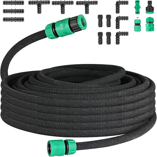 MAMIZO 30M Soaker Hose Set for Garden Watering