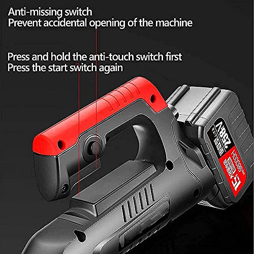 Handheld Lawn Mower Home Wireless Multifunctional Lithium Battery Lawn Mower Rechargeable Lawn Mower 2 Battery -2 Battery
