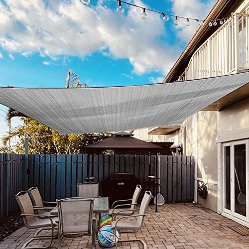 Dripex 3x3m Waterproof Sun Shade Sail – Grey
