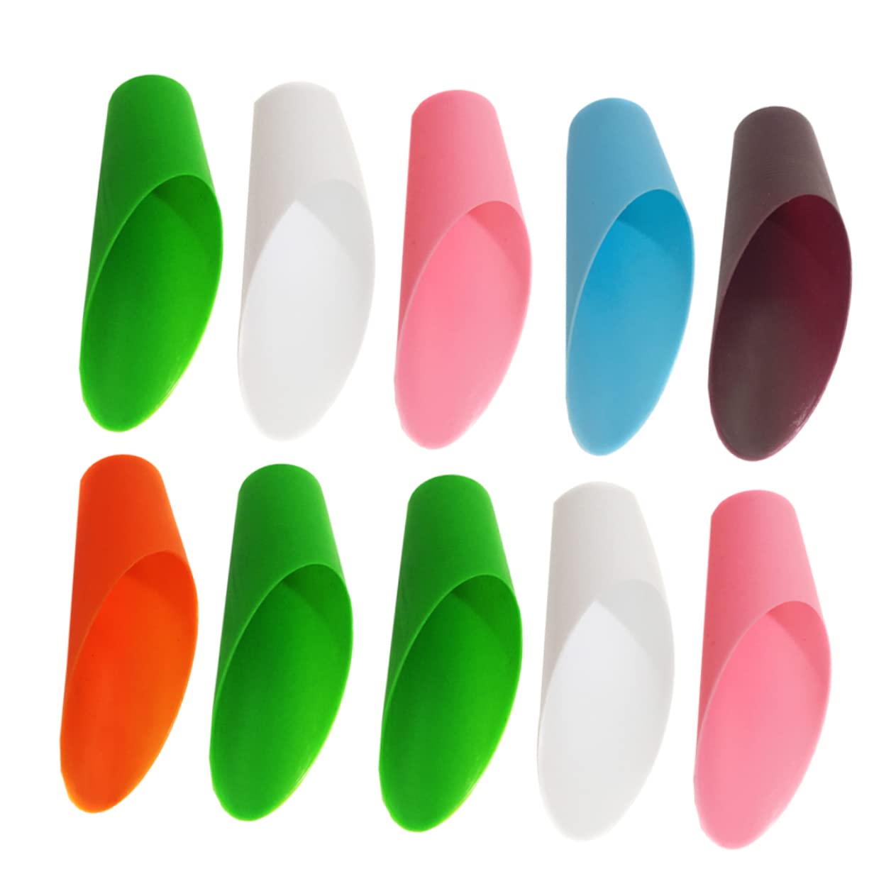 POPETPOP 10pcs Garden Trowel Set Miniature Soil Scoop for Outdoor Planting Small Trowel Remover Garden Tools for Mulch Potting Random Color